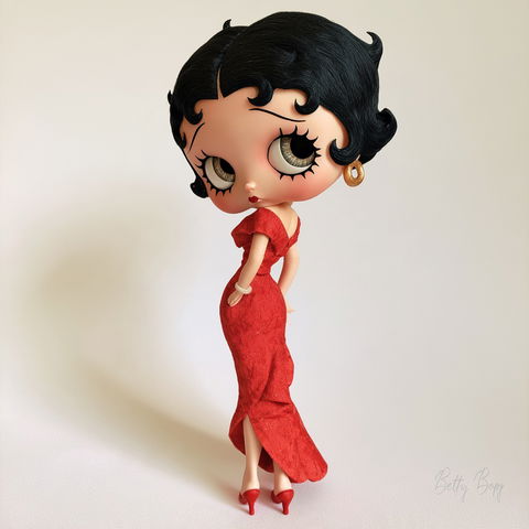 Betty Boop doll style (Titles), Midjourney V8.2