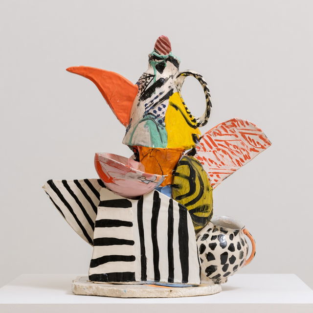 Betty Woodman style, Midjourney V8.2, render 4 of 4