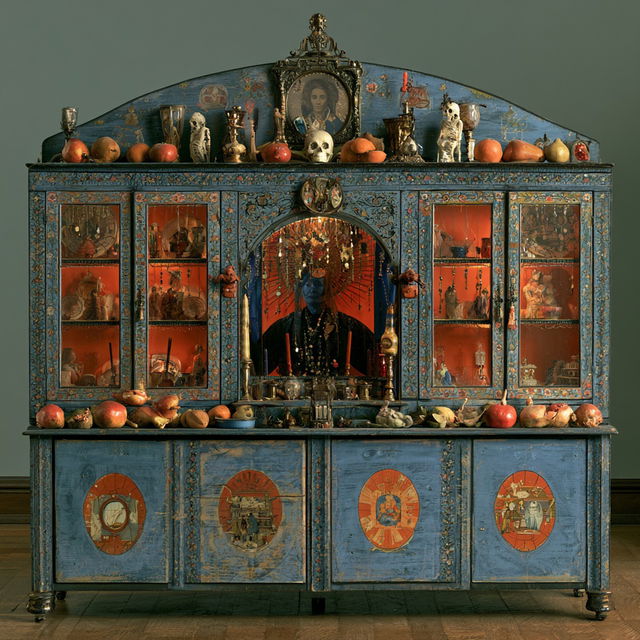 Betye Saar style, Midjourney V8.2, render 4 of 4