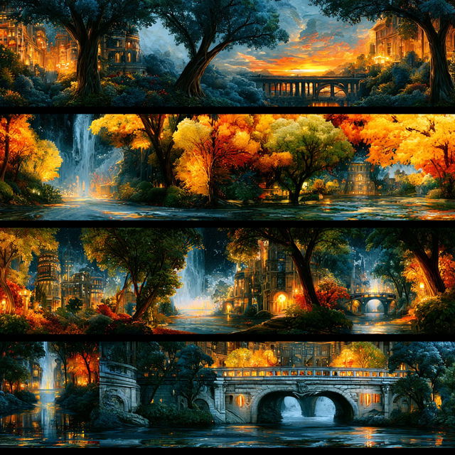 Pyrofolia Castellism style, Midjourney V8.2, render 2 of 4