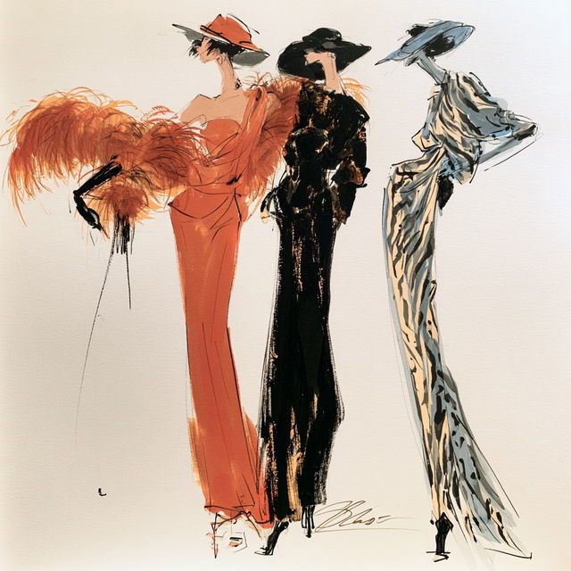 Bill Blass style, Midjourney V8.2, render 4 of 4
