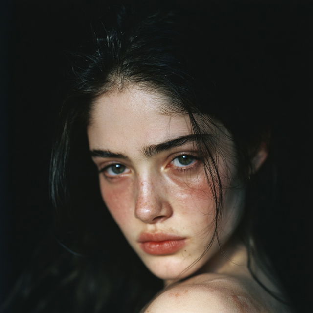 Bill Henson style, Midjourney V8.2, render 3 of 4