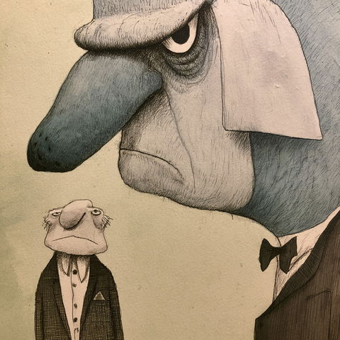 Bill Plympton style (Illustrators), Midjourney V8.2