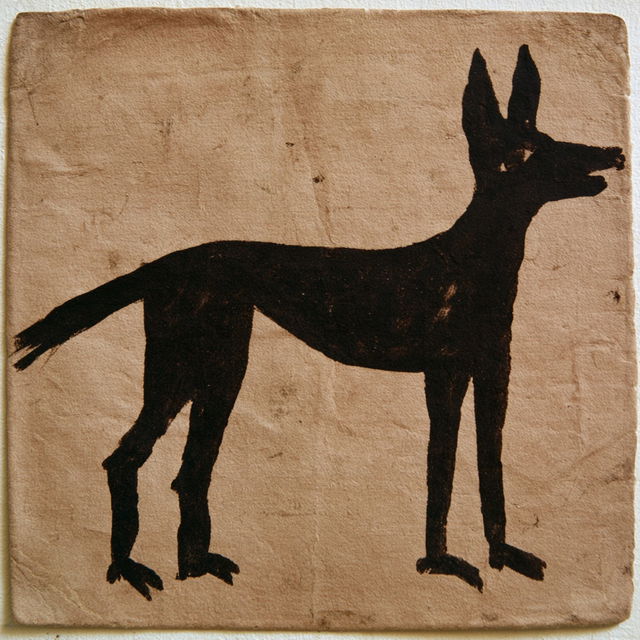Bill Traylor style, Midjourney V8.2, render 2 of 4