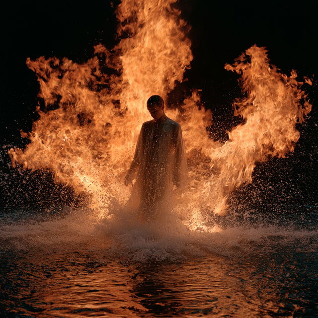 Bill Viola style, Midjourney V8.2, render 3 of 4
