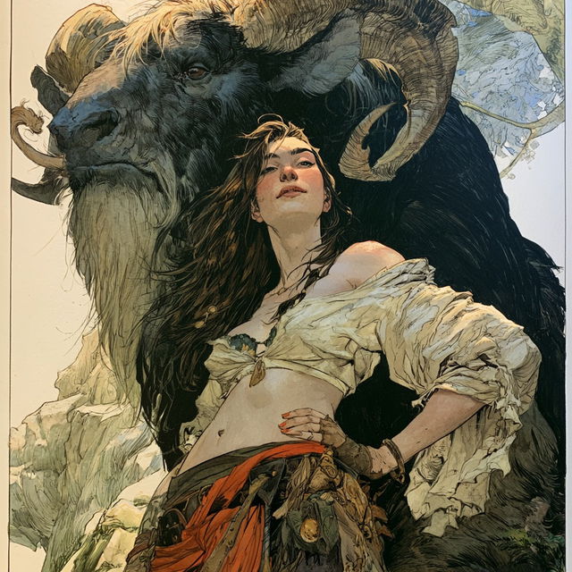 Bill Willingham style, Midjourney V8.2, render 1 of 4