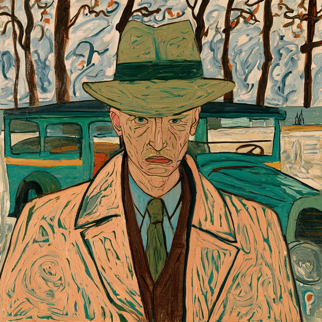 Billy Childish style, Midjourney V8.2, render 3 of 4