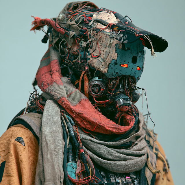 Biopunk style, Midjourney V8.2, render 3 of 4