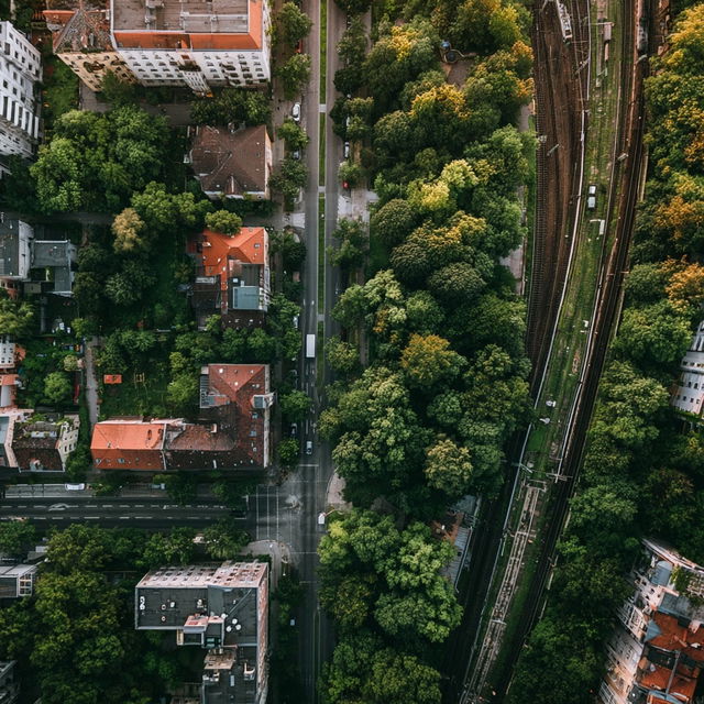 Bird's eye view style, Midjourney V8.2, render 4 of 4