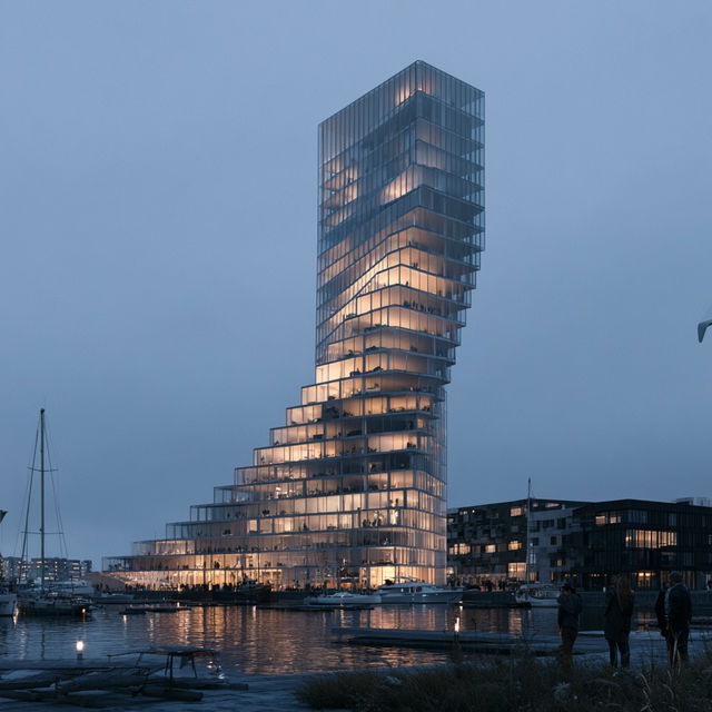 Bjarke Ingels style, Midjourney V8.2, render 4 of 4