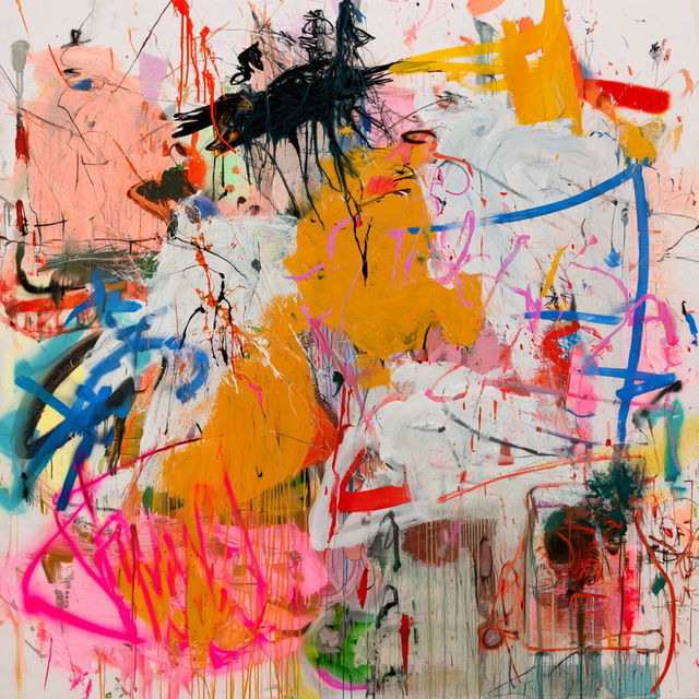 Bjarne Melgaard style, Midjourney V8.2, render 2 of 4