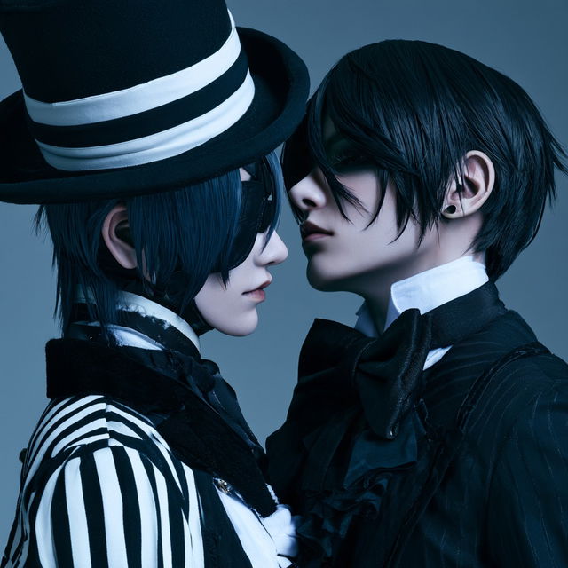 Black Butler style, Midjourney V8.2, render 1 of 4