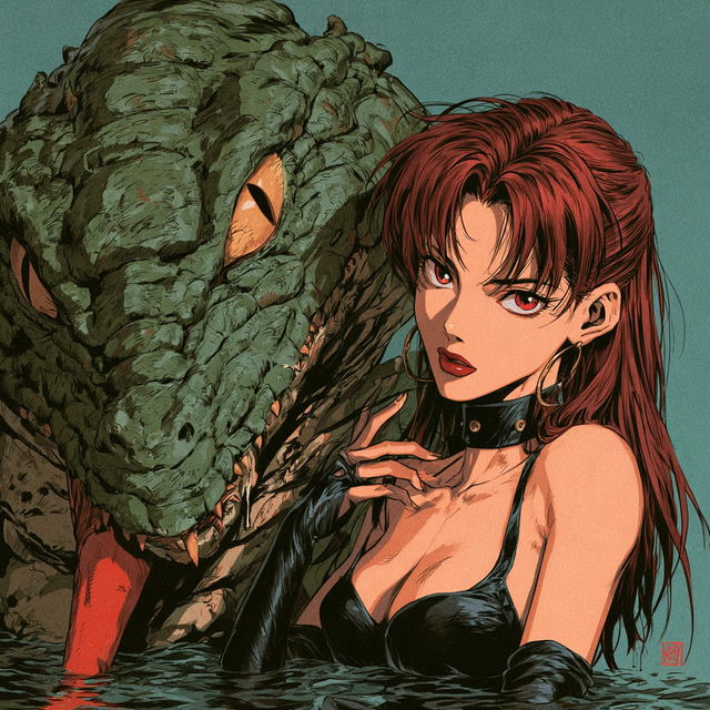 Black Lagoon style, Midjourney V8.2, render 3 of 4