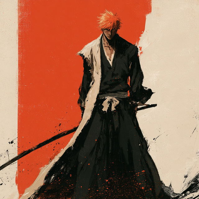 Bleach style, Midjourney V8.2, render 3 of 4