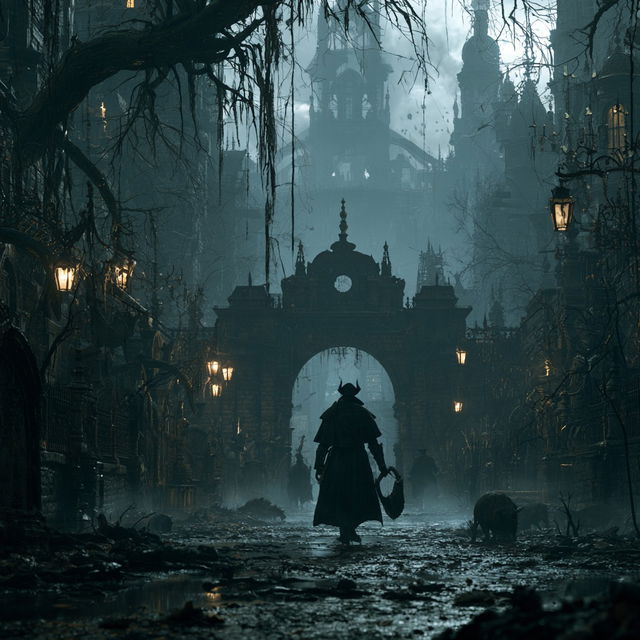 Bloodborne style, Midjourney V8.2, render 3 of 4