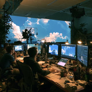 Blue Sky Animation Studio style, Midjourney V8.2, render 4 of 4