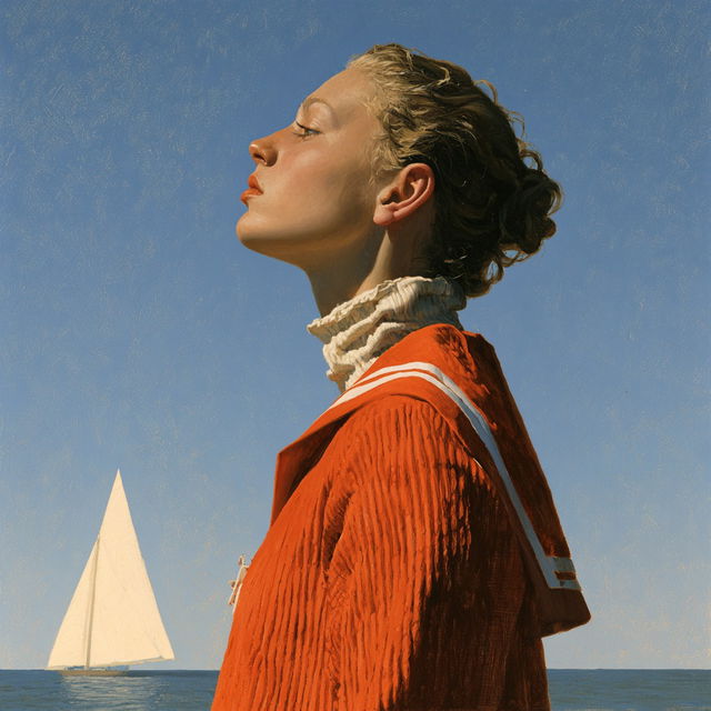 Bo Bartlett style, Midjourney V8.2, render 2 of 4