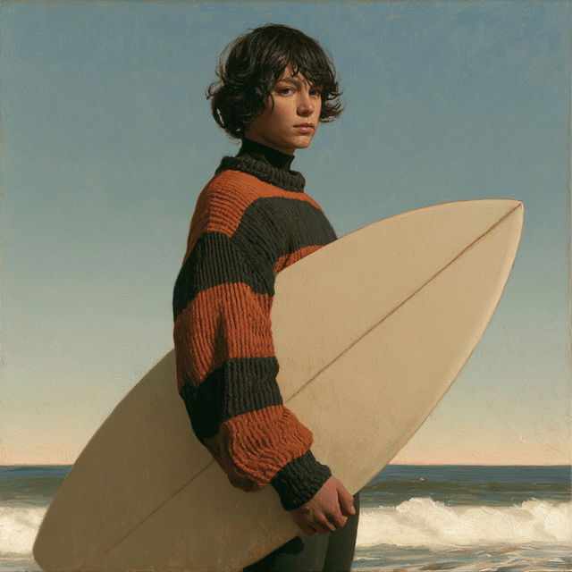 Bo Bartlett style, Midjourney V8.2, render 3 of 4