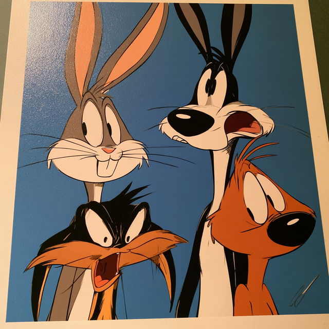 Bob Clampett style, Midjourney V8.2, render 3 of 4