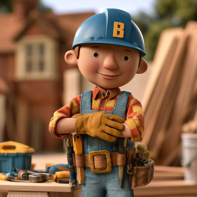 Bob the Builder style, Midjourney V8.2, render 2 of 4