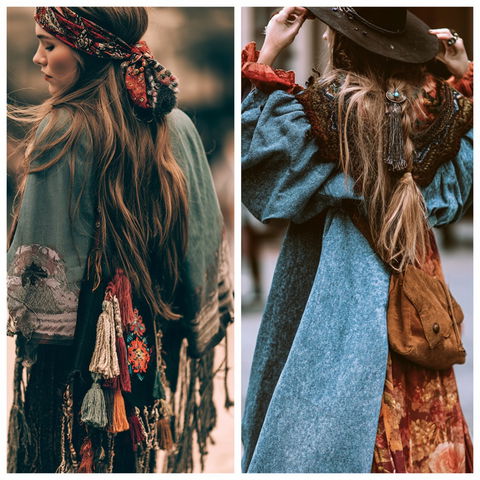 Boho fashion style (Genres), Midjourney V8.2