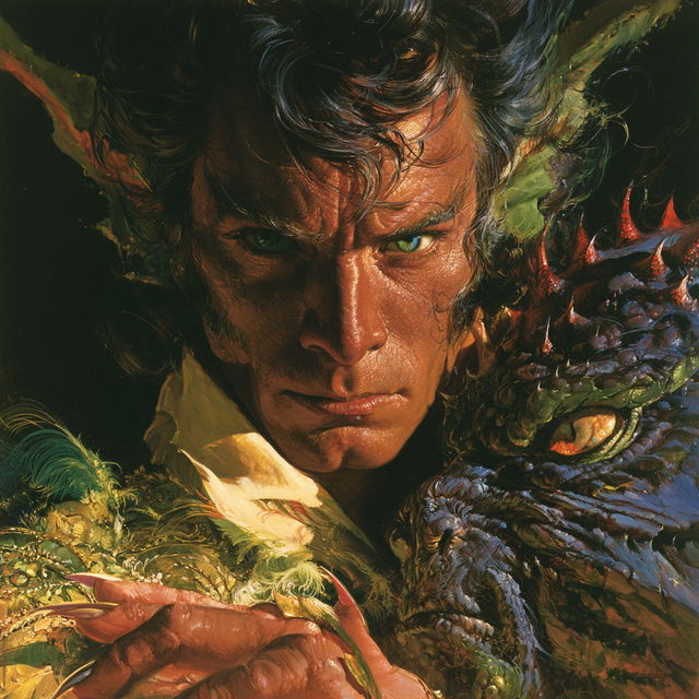 Boris Vallejo style, Midjourney V8.2, render 2 of 4