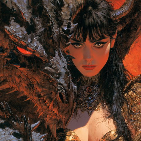 Boris Vallejo style (Illustrators), Midjourney V8.2