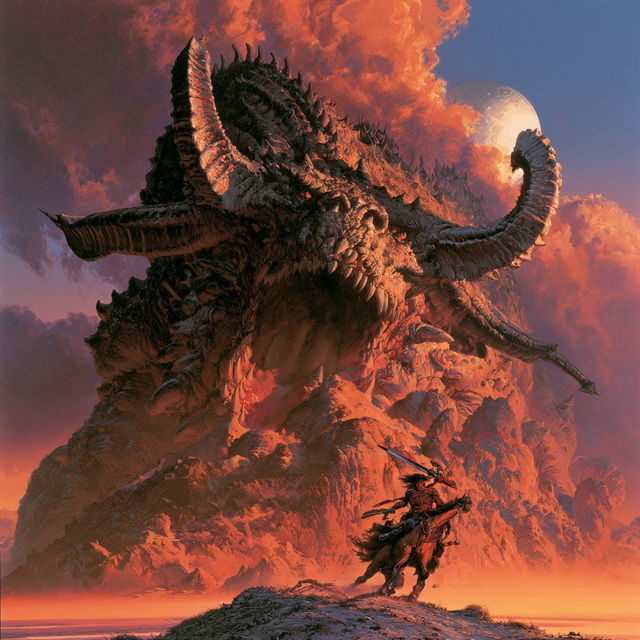 Boris Vallejo style, Midjourney V8.2, render 3 of 4