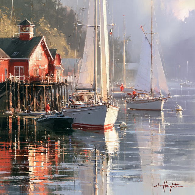Brent Heighton style, Midjourney V8.2, render 2 of 4