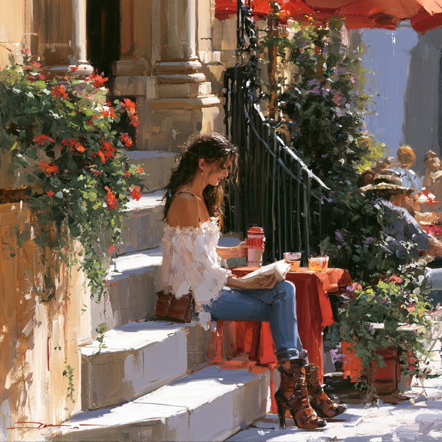 Brent Heighton style, Midjourney V8.2, render 1 of 4