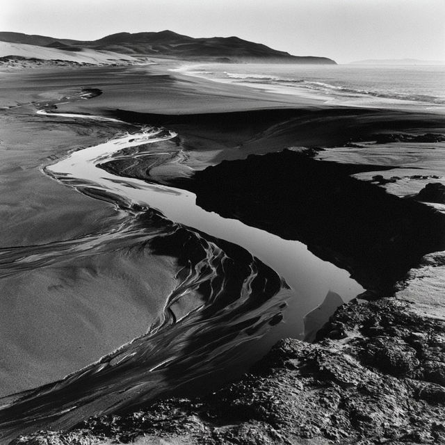 Brett Weston style, Midjourney V8.2, render 2 of 4