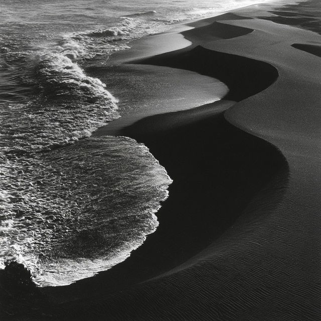 Brett Weston style, Midjourney V8.2, render 4 of 4