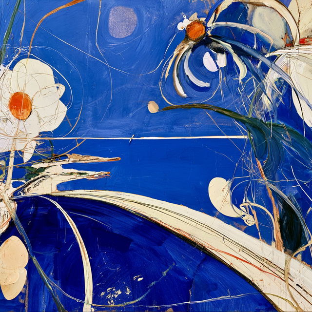 Brett Whiteley style, Midjourney V8.2, render 3 of 4