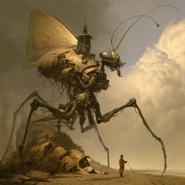 Brian Despain style, Midjourney V8.2, render 3 of 4