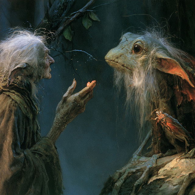 Brian Froud style, Midjourney V8.2, render 4 of 4