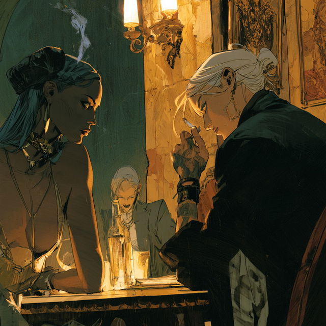 Brian K. Vaughan style, Midjourney V8.2, render 3 of 4