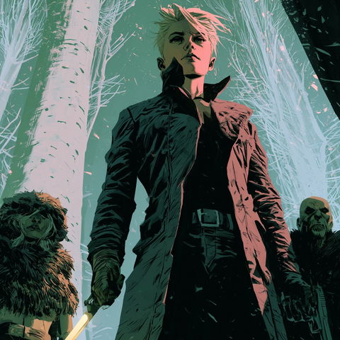 Brian K. Vaughan style (Illustrators), Midjourney V8.2