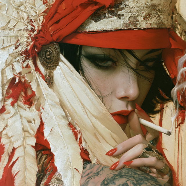 Brian M. Viveros style, Midjourney V8.2, render 4 of 4