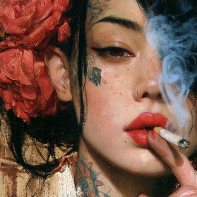Brian M. Viveros style, Midjourney V8.2, render 3 of 4