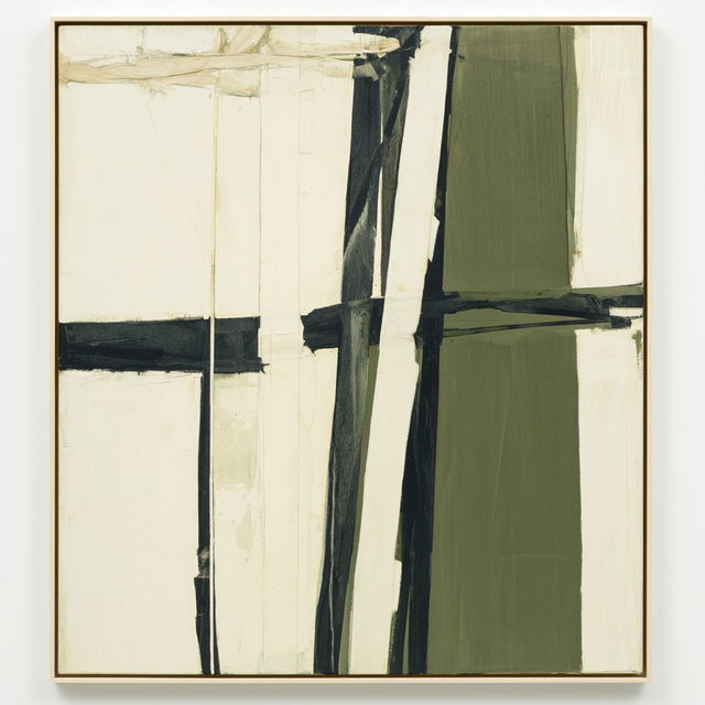 Brice Marden style, Midjourney V8.2, render 4 of 4