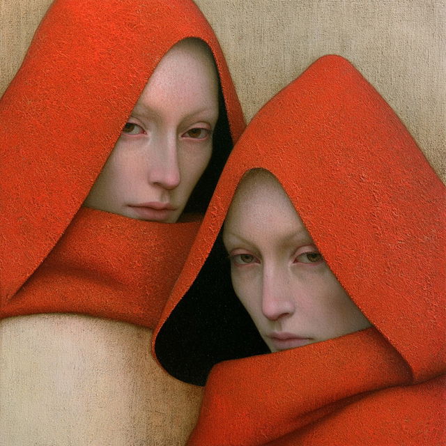 Bridget Bate Tichenor style, Midjourney V8.2, render 2 of 4