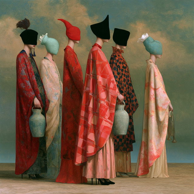 Bridget Bate Tichenor style, Midjourney V8.2, render 3 of 4