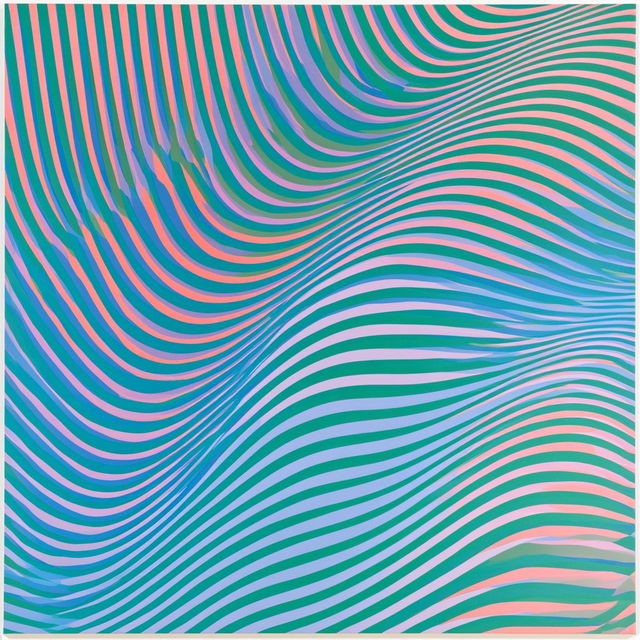 Bridget Riley style, Midjourney V8.2, render 1 of 4