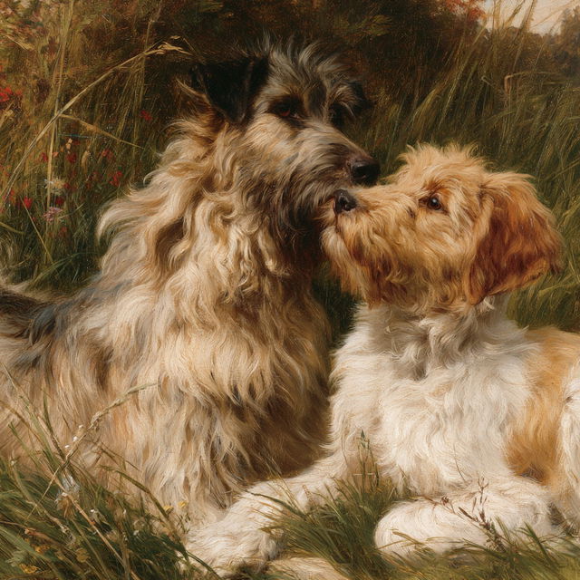 Briton Riviere style, Midjourney V8.2, render 4 of 4