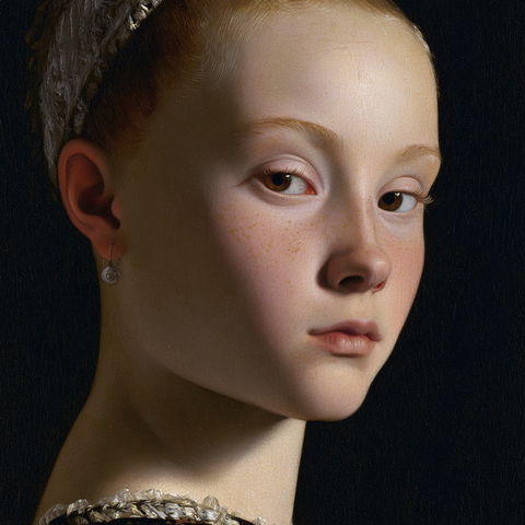 Bronzino style (Painters), Midjourney V8.2