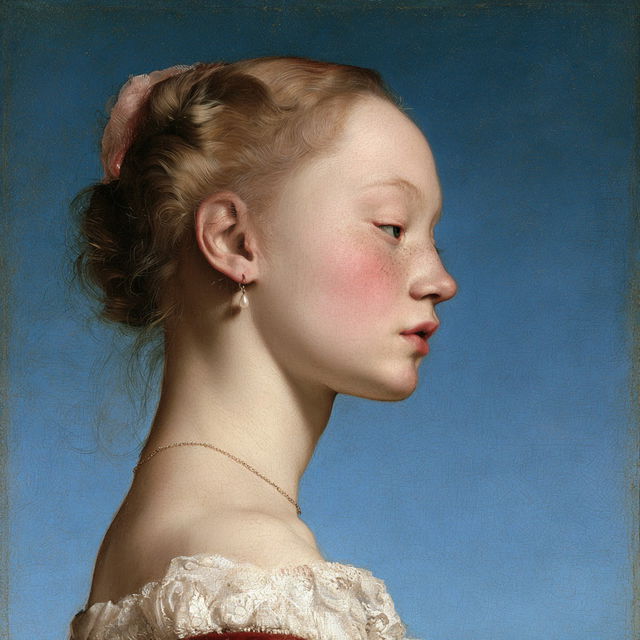 Bronzino style, Midjourney V8.2, render 3 of 4