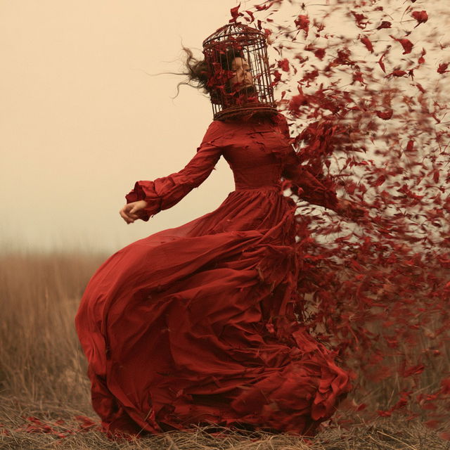 Brooke Shaden style, Midjourney V8.2, render 2 of 4