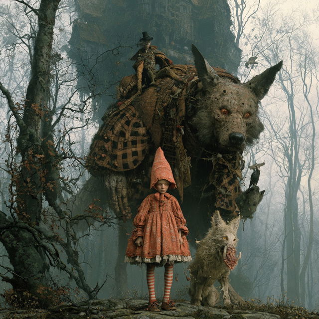 Brothers Grimm style, Midjourney V8.2, render 2 of 4