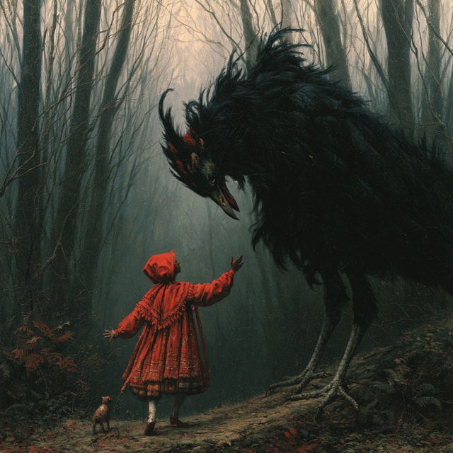 Brothers Grimm style, Midjourney V8.2, render 1 of 4