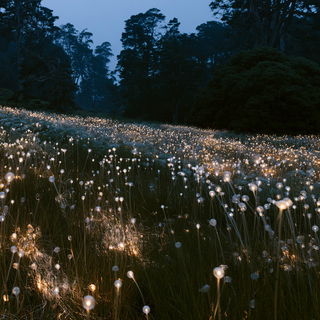 Bruce Munro style, Midjourney V8.2, render 4 of 4